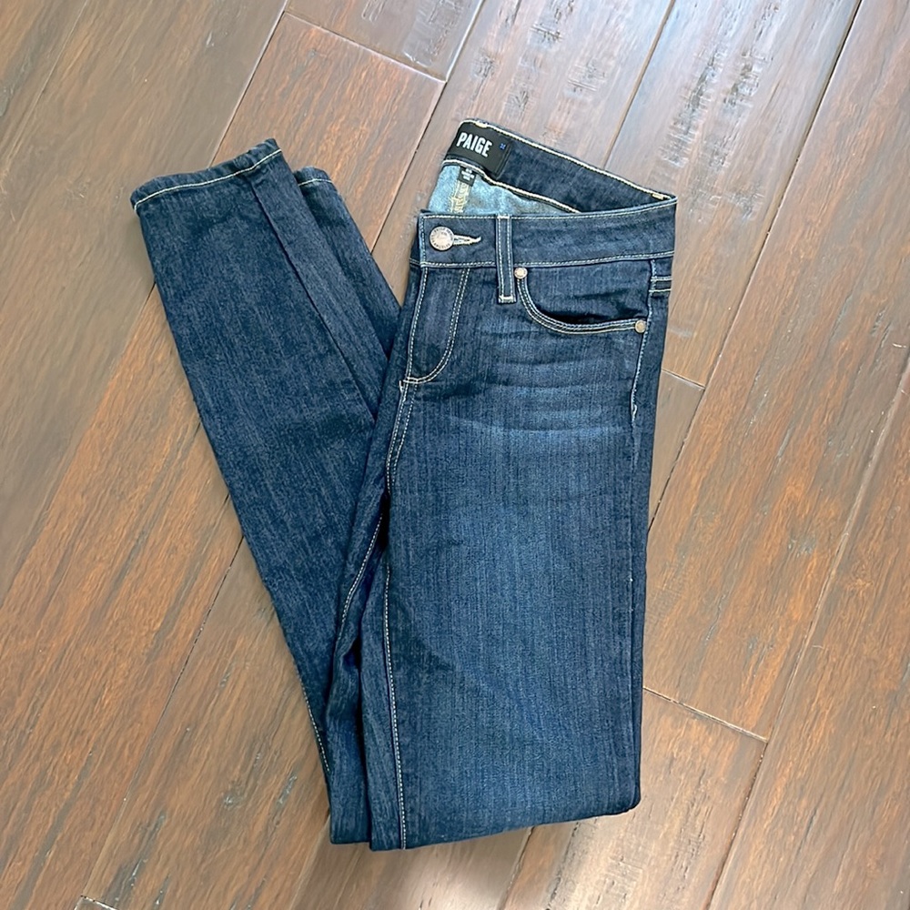 Paige Verdugo Ultra Skinny Jeans - Dark Blue - Women’s 25